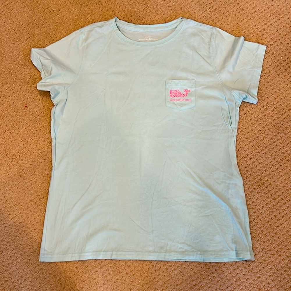 Vineyard vines short sleeve aqua green t-shirt large - Picture 3 of 4